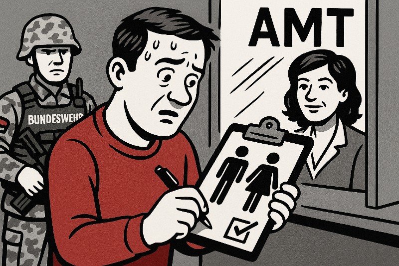 Wehrpflicht light: Wenn deutsche Männer lieber Gendersternchen als Stahlhelm tragen