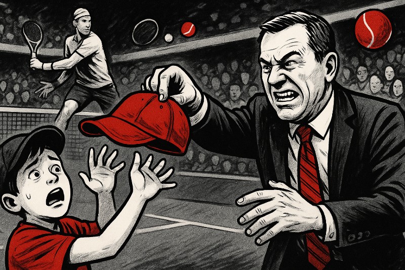 US-Open: Die Mütze, der Beton und der größte Doppelfehler der Tennishistorie