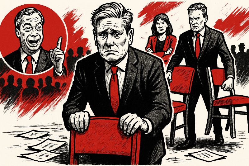 Westminster als Möbelhaus: Starmer rückt die Stühle – das Publikum stolpert über die Quittung
