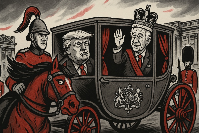 Königlicher Käfig für den Präsidenten – Trump auf Staatsbesuch in Großbritannien