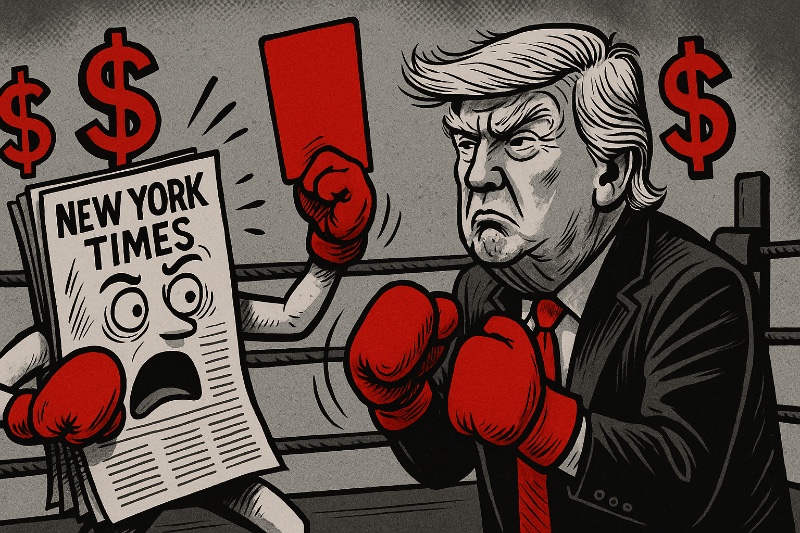 Trump vs. Times – die teuerste Glosse der Welt