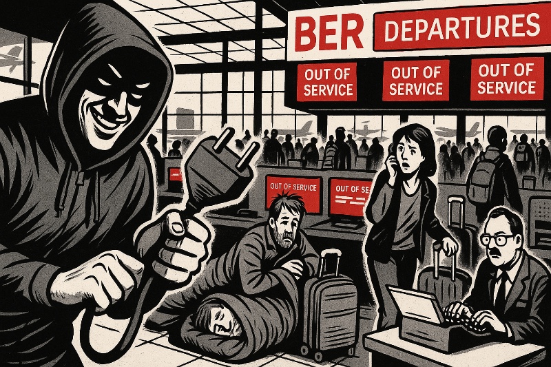 Cyberangriff auf Check-in-Systeme – BER im Ausnahmezustand, oder: alles wie immer