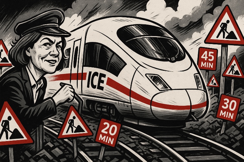 Evelyn Palla übernimmt: Die neue Chefin fährt den ICE durch den Nebel
