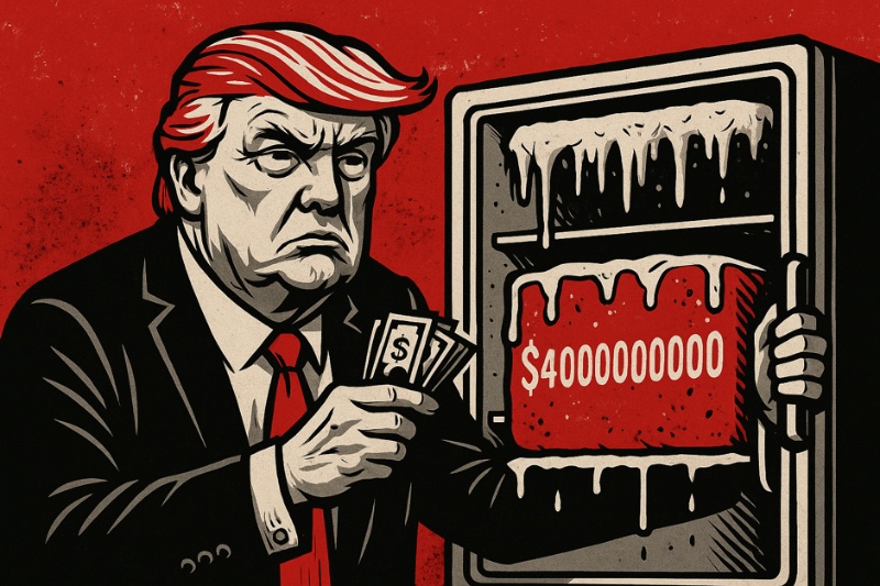 Vier Milliarden Dollar im Gefrierfach: Trumps Kühlschrank-Außenpolitik