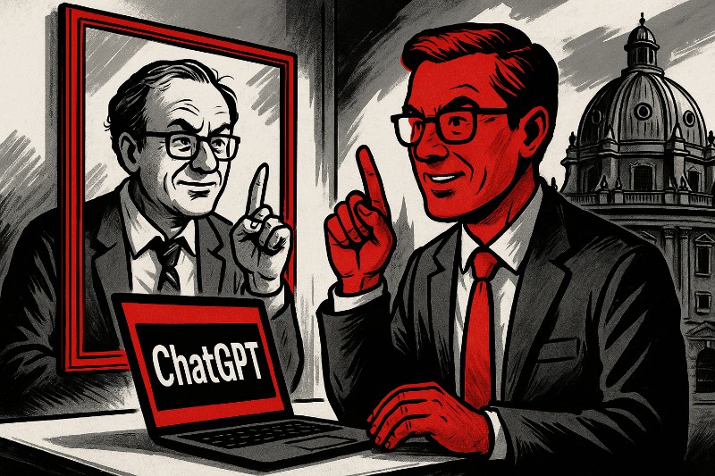 Professor ChatGPT und der Narzissmus 5.0 – Wenn der Dozent sich selbst lehrt und dafür Bestnoten vergibt