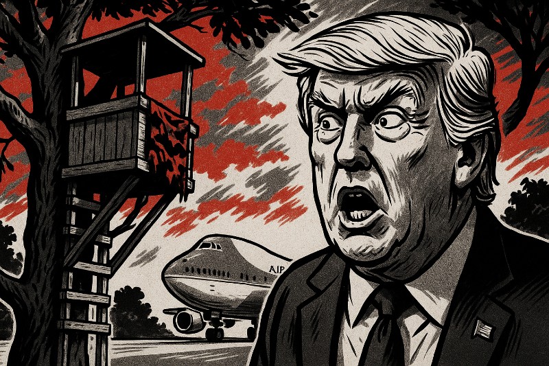 Trumps Hochsitz des Misstrauens – Wenn die Demokratie den Jagdschein beantragt