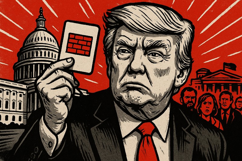 Game of Chicken – Wenn Donald Trump die Demokratie wie ein Spielcasino führt