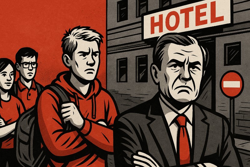 Generation Deutschland sucht das Hotelzimmer – Eine Partei auf Herbergssuche