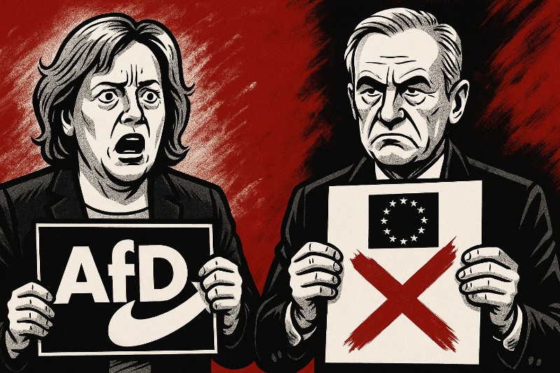 Wenn das Logo flieht – AfD verliert Markenrechte und sucht jetzt dringend einen neuen Türsteher