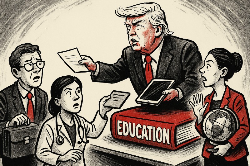 Bildung adieu! Wie Trump ein Ministerium zerlegt und die USA ins pädagogische Abenteuer stürzt