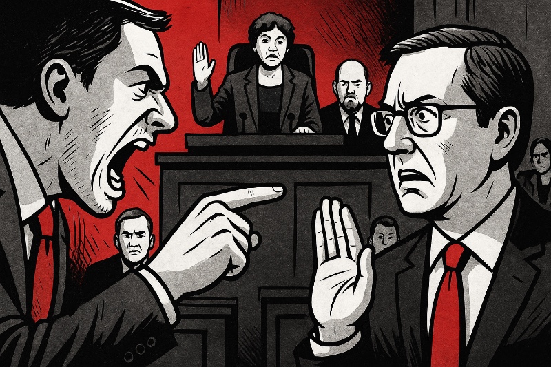 Ordnungsrufw im Plenarsaal: Wenn der Landtag kurz zur Fankurve wird