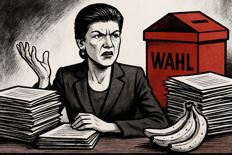 Die große Bananenprüfung: Wie Wagenknecht die Wahlklage zur politischen Oper macht