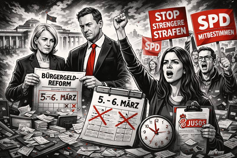 Rebellion nach Terminplan: Wie die SPD ihre Basis protestieren lässt – aber bitte zu spät