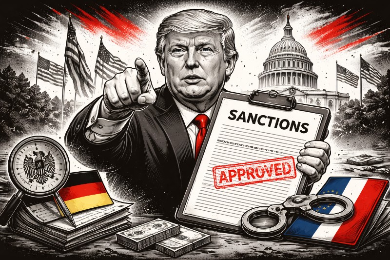 Sanktionen statt Partnerschaft – Wie Washington Europas Demokratie auf Bewährung setzt