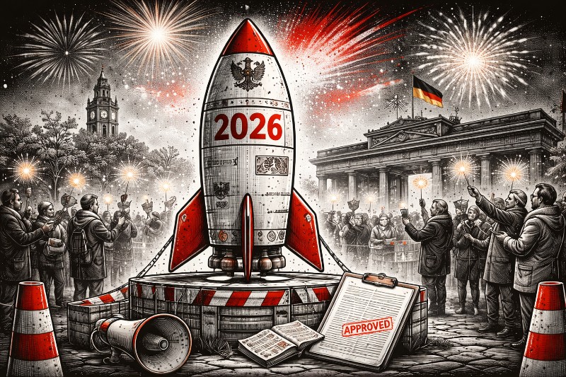 Der genehmigte Aufbruch – Eine Silvesternacht in Bürokratia