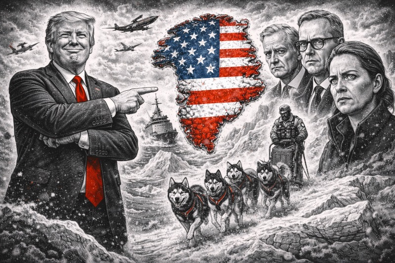 Bald gehört das Eis uns – Trumps Grönland-Fantasie und die neue Geopolitik des Spottes