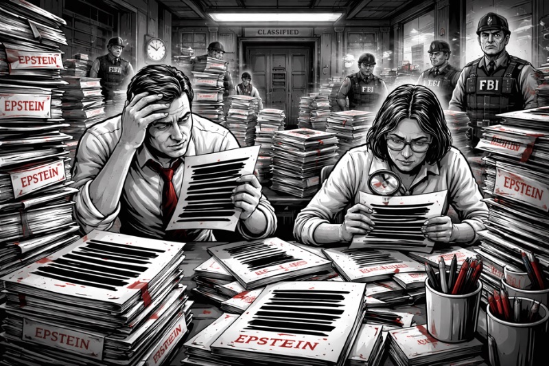 Schwarz auf Schwarz – Amerikas epische Aktenoper ohne Finale