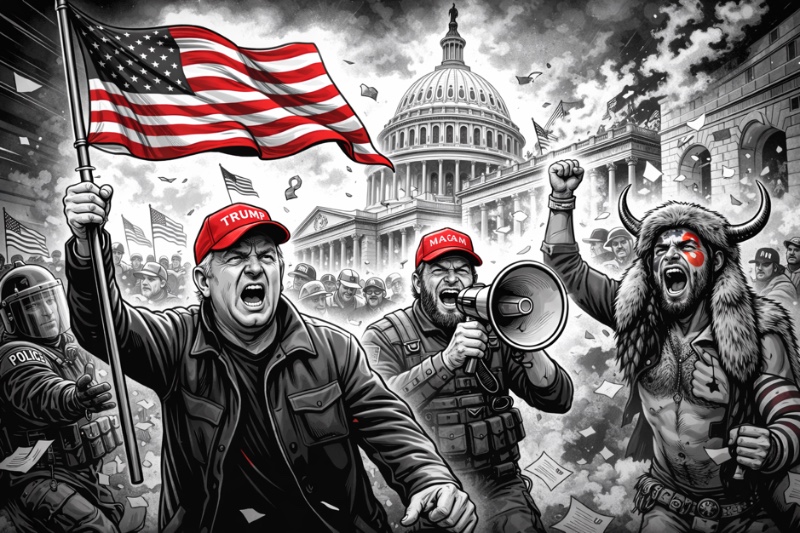 Der friedliche Sturm aufs Parlament: Wie man Geschichte weichzeichnet