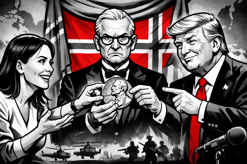 Der Friedenspreis zum Mitnehmen – Zwei Hände, ein Pokal und Oslo ruft die Hausordnung auf