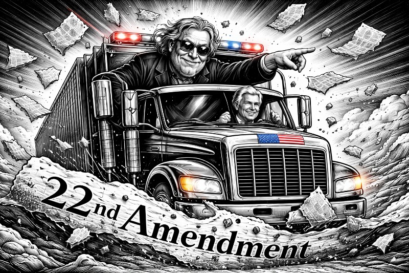 Durchfahrt verboten? Nicht für diesen Laster – Steve Bannon, Donald Trump und die Verfassung als Verkehrsversuchsanordnung