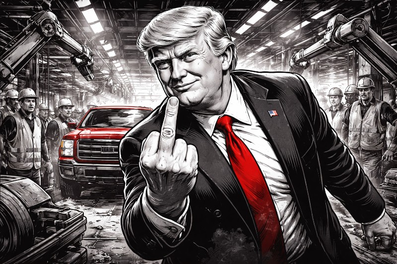 Der Präsident und der Finger: Wie ein Ford-Werk zur Bühne wurde