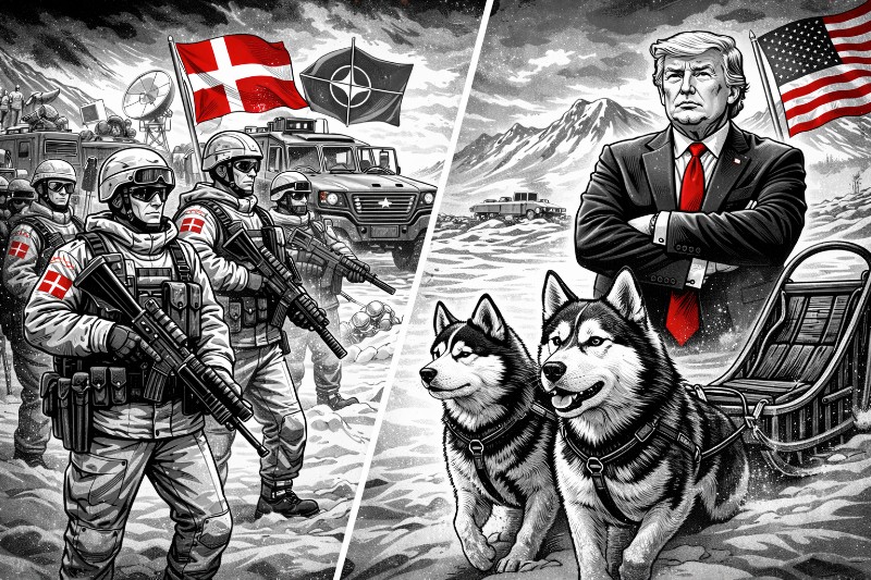 Huskys, Nato und Besitzurkunden: Grönland im sicherheitspolitischen Ausverkauf
