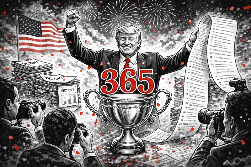 365 Siege, 0 Atempausen: Amerikas neues Rekordjahr im Listenformat