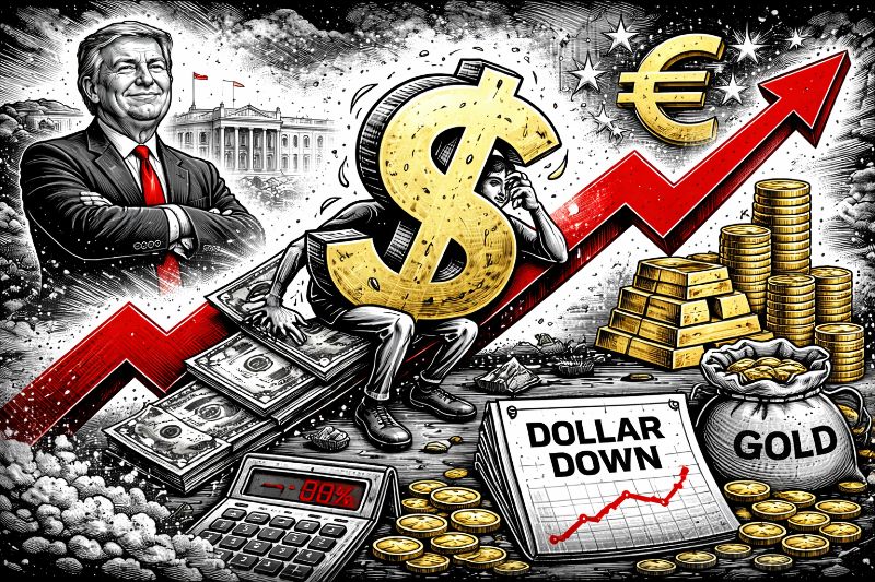 Der Dollar lässt locker – und keiner traut sich, ihn zu ersetzen