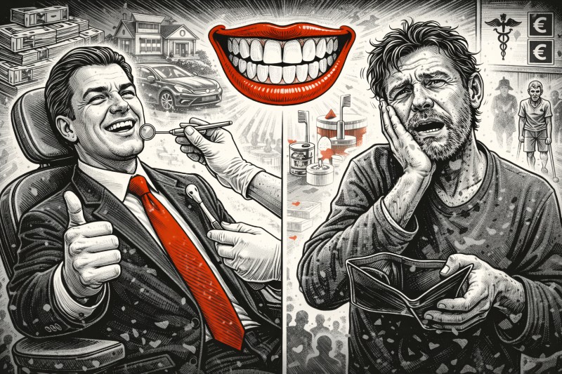 Das neue Lächeln der Leistungsgesellschaft: Wer zahlt, zeigt Zähne