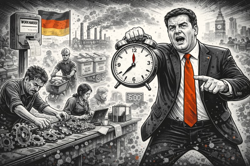 Deutschland soll wieder schwitzen: Die Stechuhr als Zukunftsvision