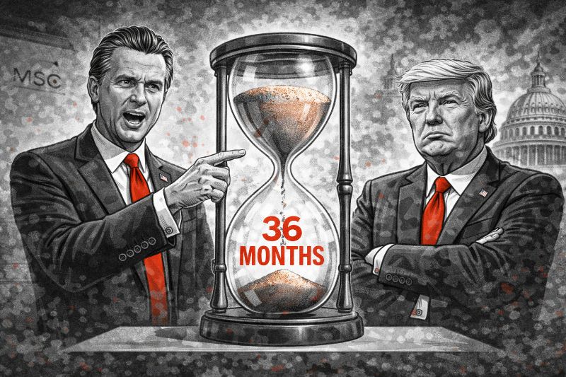 Noch 36 Monate – Newsoms Sanduhr für das Weiße Haus