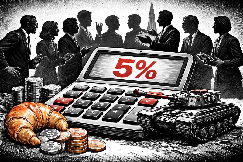 Fünf Prozent oder Croissant-Alarm – Europas große Aufrüstungs-Rechenstunde