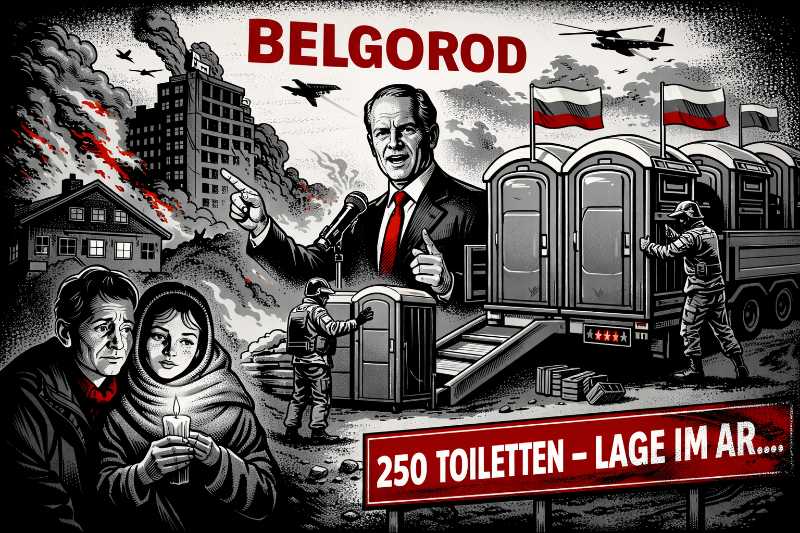 250 Toiletten und ein Blackout – Belgorods Heldengeschichte im Dunkeln