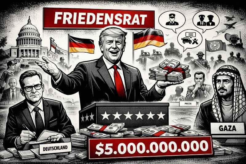 Friedensrat mit Milliarden – Diplomatie zwischen Goldrand und UN-Protokoll