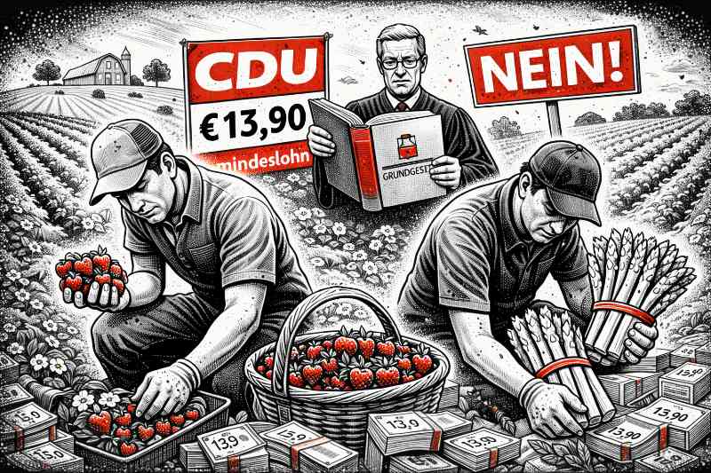 Mindestlohn à la carte – Wenn der Spargel plötzlich eine Sonderregelung braucht