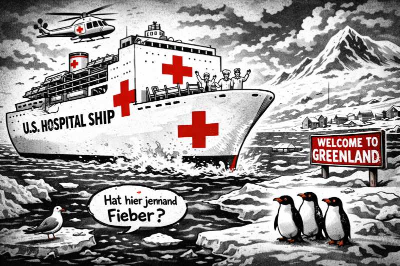 Notfall Nordpol: 1.000 Betten suchen Patienten