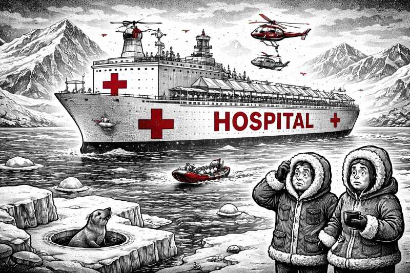 Polar-Express mit Intensivstation: Wenn 1.000 Betten Urlaub machen wollen