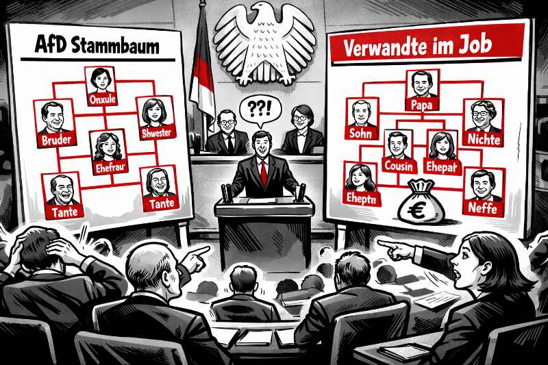 Der große Bundestags-Stammbaum: Wenn der Schwager Politik macht
