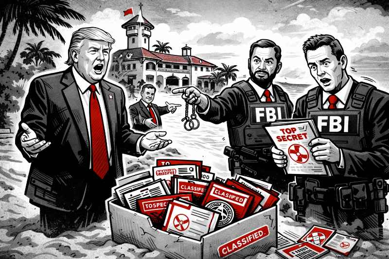 Streng geheim am Strand: Wie Mar-a-Lago zur Aktenoase wurde