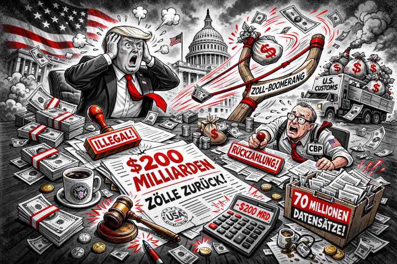 Der Zoll-Bumerang: Washington entdeckt plötzlich das Konzept „Rückerstattung“
