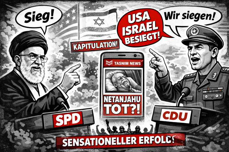 Großartige Siege im Paralleluniversum: Wie der Krieg in Teherans Schlagzeilen täglich gewonnen wird