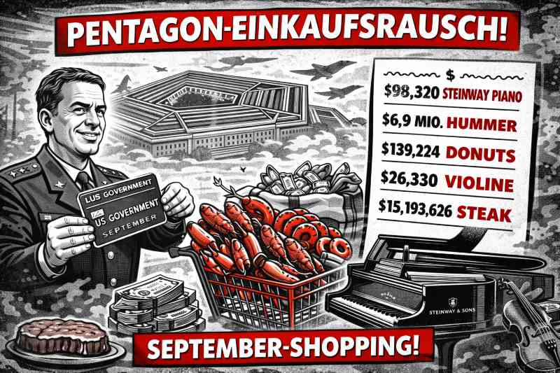 Operation Hummer: Wie das Pentagon den September zur größten Einkaufswoche der Welt macht