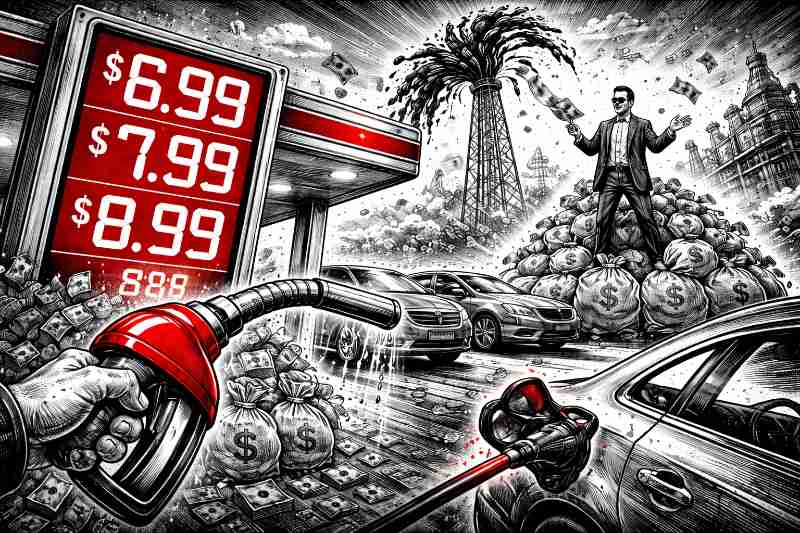 Der Tankstellen-Triumph: Wie teures Benzin plötzlich zur Erfolgsmeldung wird