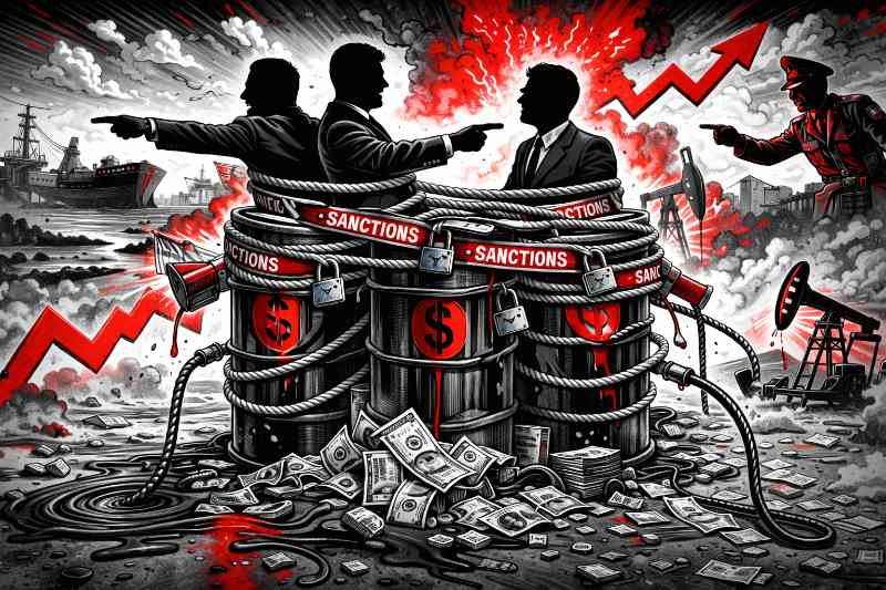 Der große Sanktions-Yoga: Wie die Weltpolitik gleichzeitig Druck macht und Öl nachliefert