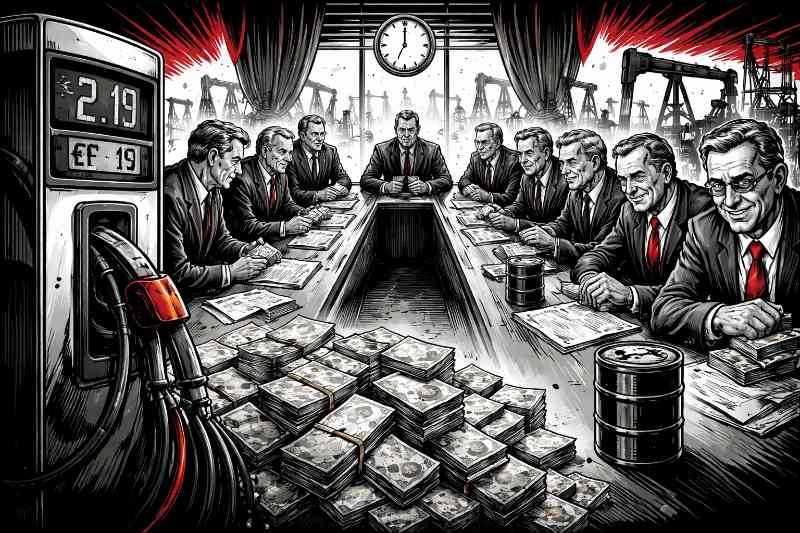 Die große Benzin-Selbsthilfegruppe: Wenn Politik und Ölkonzerne gemeinsam über Preise nachdenken