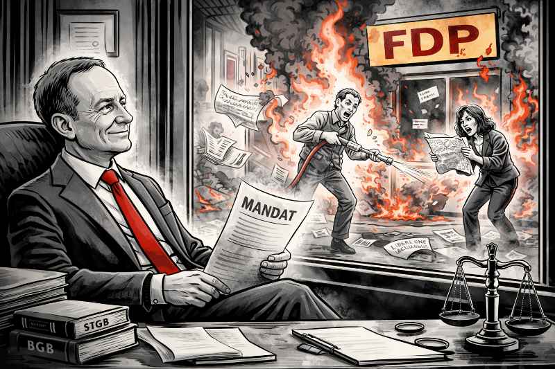 Der Mann, der ausstieg, bevor das Navi „Bitte wenden“ schrie