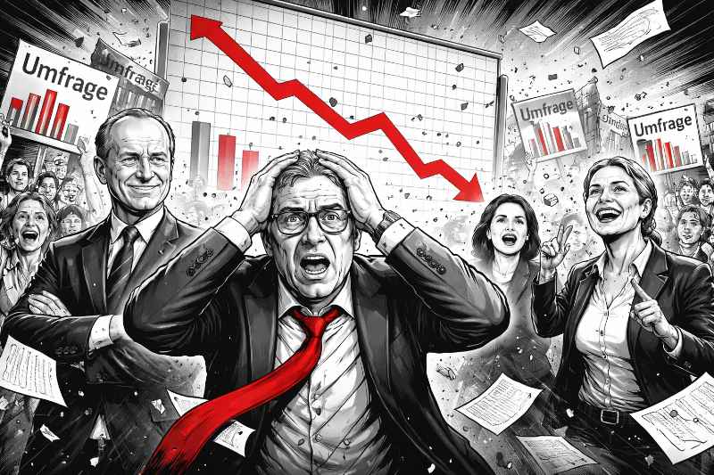 Deutschland im Umfrage-Modus: Wenn plötzlich niemand mehr gewinnen will – außer den Zahlen