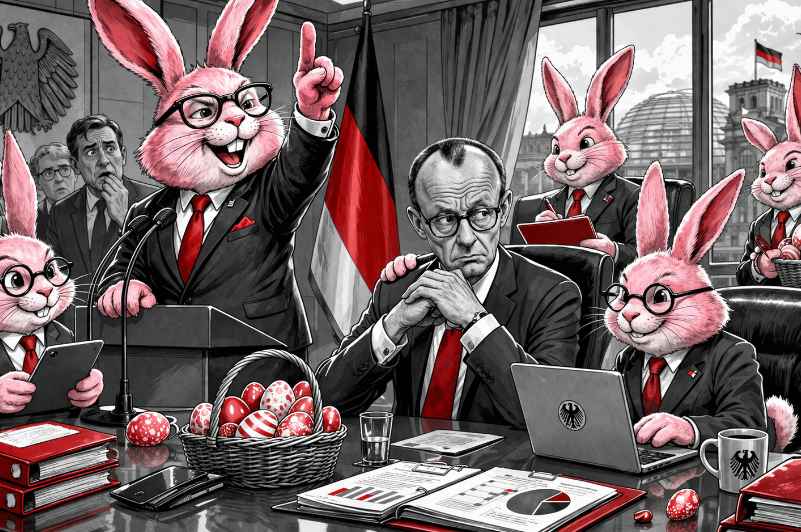 Ostersonntag 2026: Die Republik der rosa Hasen erhebt sich