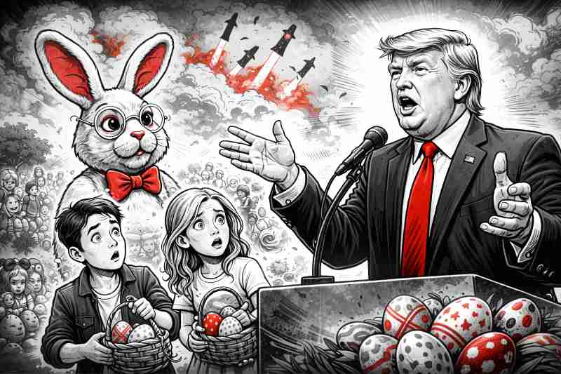 Eiersuche mit Nebenfach Weltpolitik – Ein Fest der besonderen Art