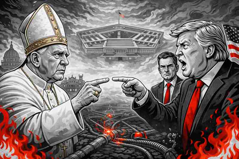 Heiliger Stuhl trifft harte Kante: Wenn Moral auf Militärpower trifft